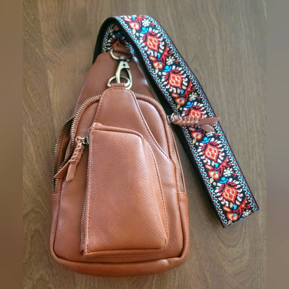Antik Kraft Crossbody Bag Boho - Tasha Webbing Strap Sling